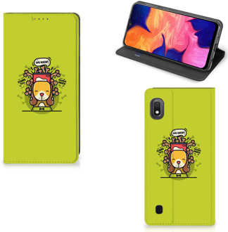 B2Ctelecom Samsung Galaxy A10 Magnet Case Doggy Biscuit