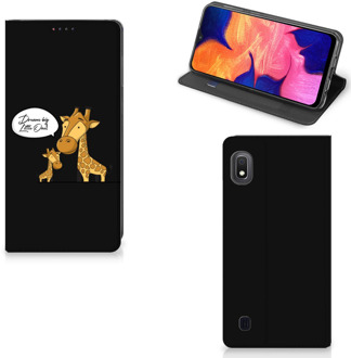 B2Ctelecom Samsung Galaxy A10 Magnet Case Giraffe