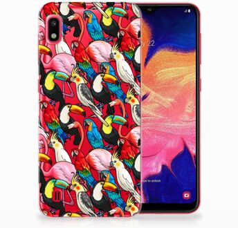 B2Ctelecom Samsung Galaxy A10 Siliconen Hoesje Birds