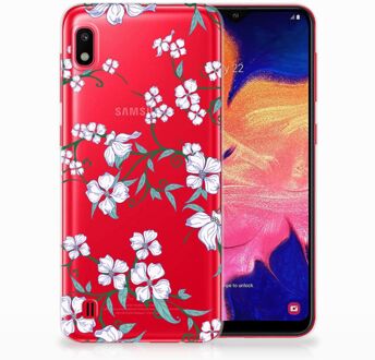 B2Ctelecom Samsung Galaxy A10 Siliconen Hoesje Blossom White