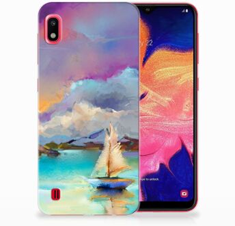 B2Ctelecom Samsung Galaxy A10 Siliconen Hoesje Boat