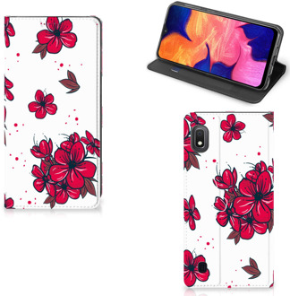 B2Ctelecom Samsung Galaxy A10 Smart Cover Blossom Rood