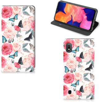 B2Ctelecom Samsung Galaxy A10 Smart Cover Butterfly Roses