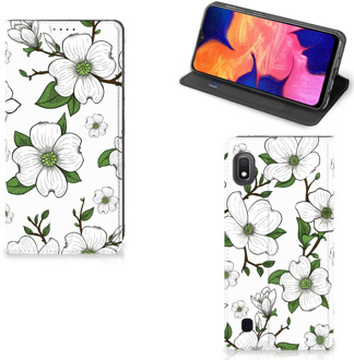 B2Ctelecom Samsung Galaxy A10 Smart Cover Dogwood Flowers