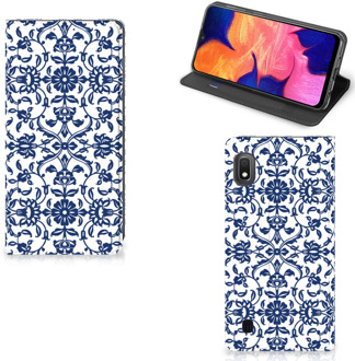 B2Ctelecom Samsung Galaxy A10 Smart Cover Flower Blue