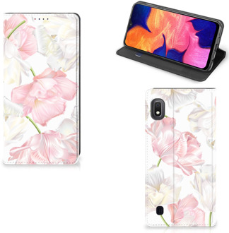 B2Ctelecom Samsung Galaxy A10 Smart Cover Lovely Flowers