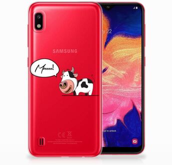 B2Ctelecom Samsung Galaxy A10 Telefoonhoesje met Naam Cow