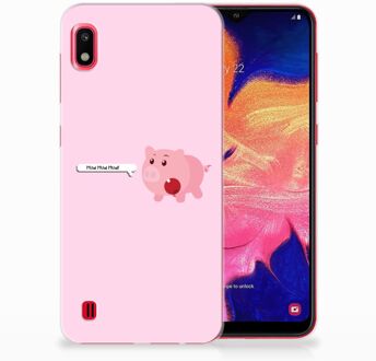 B2Ctelecom Samsung Galaxy A10 Telefoonhoesje met Naam Pig Mud