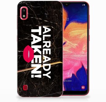 B2Ctelecom Samsung Galaxy A10 TPU Hoesje Design Already Taken Black