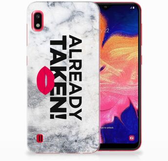 B2Ctelecom Samsung Galaxy A10 TPU Hoesje Design Already Taken White