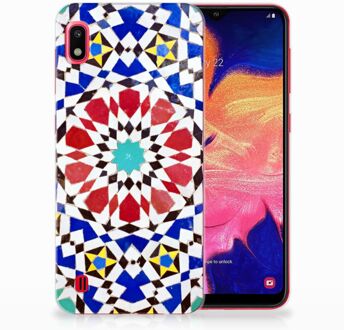 B2Ctelecom Samsung Galaxy A10 TPU Hoesje Design Mozaïek