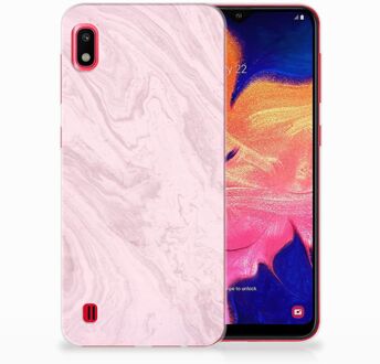 B2Ctelecom Samsung Galaxy A10 TPU Hoesje Marble Pink