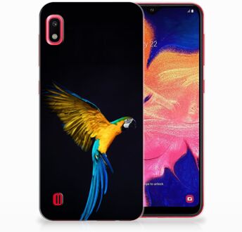 B2Ctelecom Samsung Galaxy A10 TPU Silicone Backcase Design Papegaai