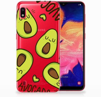 B2Ctelecom Samsung Galaxy A10 TPU Siliconen Hoesje Avocado Singing