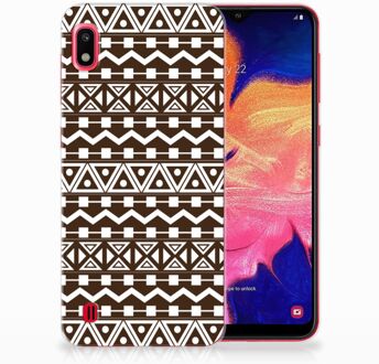 B2Ctelecom Samsung Galaxy A10 TPU Siliconen Hoesje Aztec Brown