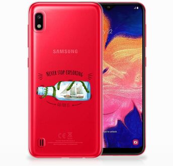 B2Ctelecom Samsung Galaxy A10 TPU Siliconen Hoesje Boho Bottle