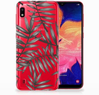 B2Ctelecom Samsung Galaxy A10 TPU Siliconen Hoesje Leaves Grey