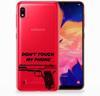 B2Ctelecom Samsung Galaxy A10 TPU Siliconen Hoesje Pistol DTMP