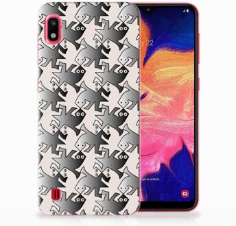 B2Ctelecom Samsung Galaxy A10 TPU Siliconen Hoesje Salamander Grey