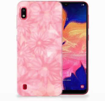 B2Ctelecom Samsung Galaxy A10 TPU Siliconen Hoesje Spring Flowers