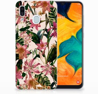 B2Ctelecom Samsung Galaxy A20 | A30 Uniek TPU Hoesje Flowers