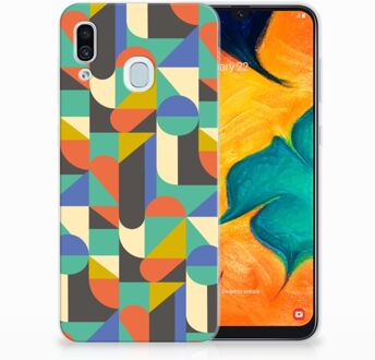 B2Ctelecom Samsung Galaxy A20 | A30 Uniek TPU Hoesje Funky Retro