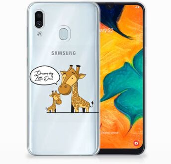 B2Ctelecom Samsung Galaxy A20 | A30 Uniek TPU Hoesje Giraffe