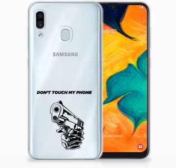 B2Ctelecom Samsung Galaxy A20 | A30 Uniek TPU Hoesje Gun DTMP