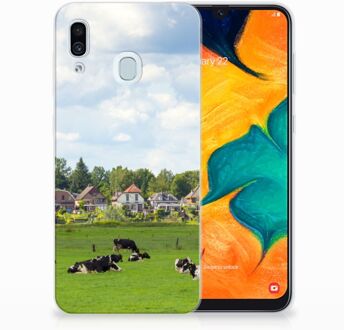 B2Ctelecom Samsung Galaxy A20 | A30 Uniek TPU Hoesje Koeien