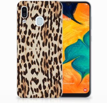 B2Ctelecom Samsung Galaxy A20 | A30 Uniek TPU Hoesje Leopard