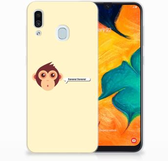 B2Ctelecom Samsung Galaxy A20 | A30 Uniek TPU Hoesje Monkey