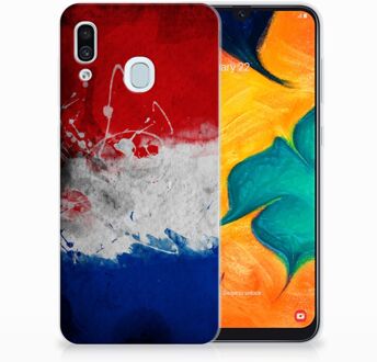 B2Ctelecom Samsung Galaxy A20 | A30 Uniek TPU Hoesje Nederlandse Vlag