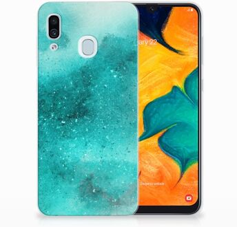 B2Ctelecom Samsung Galaxy A20 | A30 Uniek TPU Hoesje Painting Blue