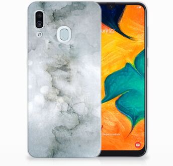 B2Ctelecom Samsung Galaxy A20 | A30 Uniek TPU Hoesje Painting Grey