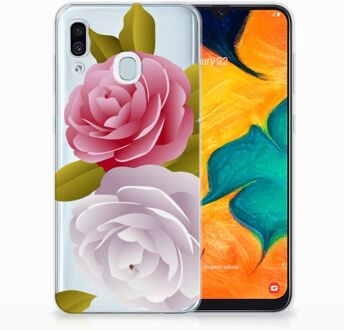 B2Ctelecom Samsung Galaxy A20 | A30 Uniek TPU Hoesje Roses