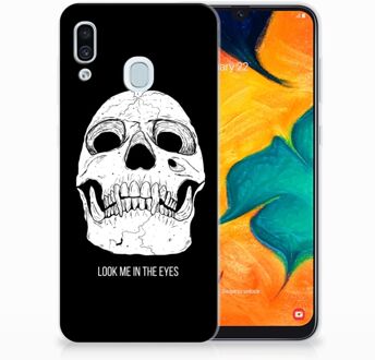 B2Ctelecom Samsung Galaxy A20 | A30 Uniek TPU Hoesje Skull Eyes