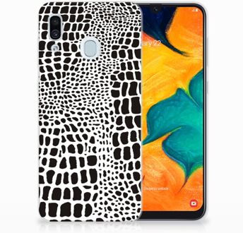 B2Ctelecom Samsung Galaxy A20 | A30 Uniek TPU Hoesje Slangenprint