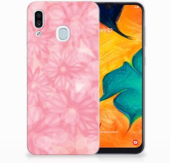 B2Ctelecom Samsung Galaxy A20 | A30 Uniek TPU Hoesje Spring Flowers