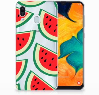 B2Ctelecom Samsung Galaxy A20 | A30 Uniek TPU Hoesje Watermelons