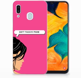 B2Ctelecom Samsung Galaxy A20 | A30 Uniek TPU Hoesje Woman DTMP