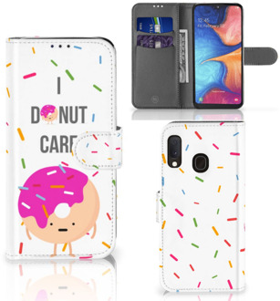 B2Ctelecom Samsung Galaxy A20e Book Cover Donut Roze