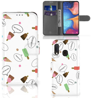 B2Ctelecom Samsung Galaxy A20e Book Cover IJsjes