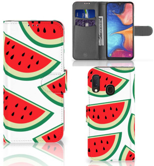 B2Ctelecom Samsung Galaxy A20e Book Cover Watermelons