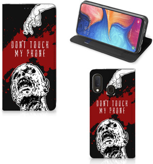 B2Ctelecom Samsung Galaxy A20e Design Case Zombie Blood