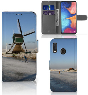 B2Ctelecom Samsung Galaxy A20e Flip Cover Schaatsers Friesland