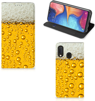 B2Ctelecom Samsung Galaxy A20e Flip Style Cover Bier