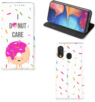 B2Ctelecom Samsung Galaxy A20e Flip Style Cover Donut Roze