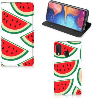 B2Ctelecom Samsung Galaxy A20e Flip Style Cover Watermelons