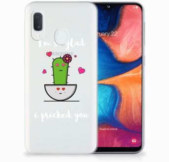 B2Ctelecom Samsung Galaxy A20e GSM Hoesje Design Cactus Glad