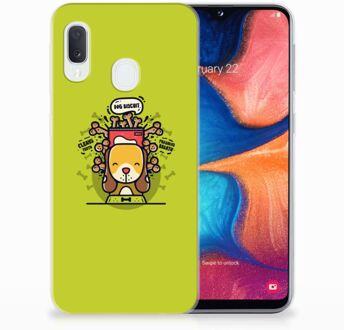 B2Ctelecom Samsung Galaxy A20e GSM Hoesje Design Doggy Biscuit